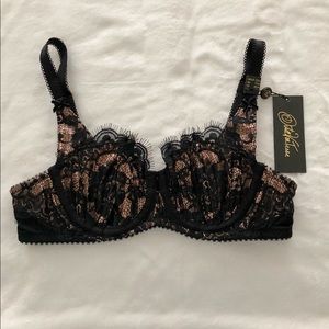 Dita Von Teese Lace Marlene Un-lined Bra 32A